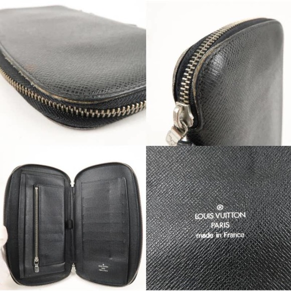 💎✨BEAUTIFUL✨💎Auth Louis Vuitton Taiga Organizer Long Wallet - Picture 8 of 15